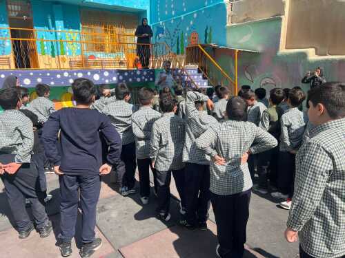 کلاس اموزش ایمنی با حضور پرسنل زحمتکش آتشنشان